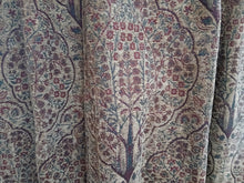 Load image into Gallery viewer, Dark beige with burgundy tree design.SINGLE Lined &amp; I/L, 3880b
