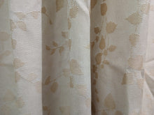 Load image into Gallery viewer, Beige with self pattern leaf design, lined, 3893b
