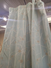 Load image into Gallery viewer, Laura Ashley,Teal with white &amp; cream tree design, lined, 3902b
