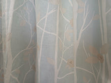Load image into Gallery viewer, Laura Ashley,Teal with white &amp; cream tree design, lined, 3902b

