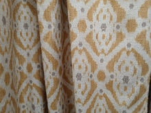 Load image into Gallery viewer, Yellow, grey and white geometric design, lined &amp; I/L, 3905b
