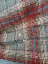 Load image into Gallery viewer, Green, red &amp; beige wool check, lined &amp; I/L, 3906b SINGLE
