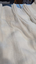 Load image into Gallery viewer, Plain cream linen, lined &amp; I/L, 3909e
