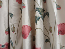 Load image into Gallery viewer, Beige b/g with pink florals, lined, 3926c
