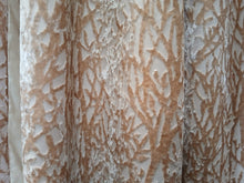 Load image into Gallery viewer, Cream with embossed velvet design, lined &amp; I/L, 3929a
