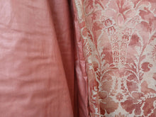Load image into Gallery viewer, Deep pink &amp; beige floral design, lined in pink &amp; I/L, 3932
