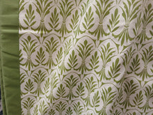 Load image into Gallery viewer, White with green design, lined &amp; I/L, edged in green, 3936
