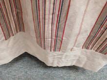Load image into Gallery viewer, Cream,beige &amp; red stripe, lined &amp; I/L, 3938e
