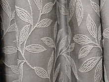 Load image into Gallery viewer, Grey with embroidered leaves, lined &amp; I/L, 3940b
