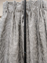 Load image into Gallery viewer, Grey with embroidered leaves, lined &amp; I/L, 3940b
