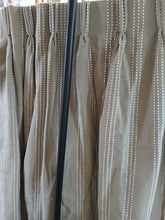 Load image into Gallery viewer, Sage green with small embroidered stripe, lined &amp; I/L, 3941a
