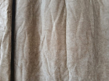Load image into Gallery viewer, Plain taupe velvet, lined &amp; I/L, 3941g

