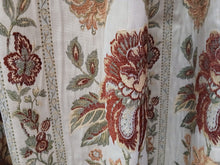 Load image into Gallery viewer, Beige with terracotta flowers, B/O lined, 3942
