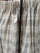 Load image into Gallery viewer, John Lewis beige &amp; blue check, lined, 3943b
