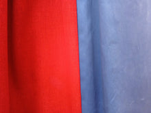 Load image into Gallery viewer, Plain red with blue leading edge, lined, 3954b
