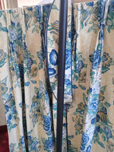 Load image into Gallery viewer, Yellow b/g with blue florals, lined, 3961a
