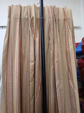 Load image into Gallery viewer, Romo "Gabrielle Toffee", brown &amp; orange stripe, lined, 3963a
