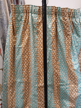 Load image into Gallery viewer, Turquoise &amp; brown geometric design, lined &amp; I/L, 3964
