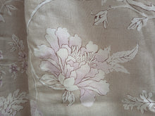 Load image into Gallery viewer, Beige b/g with pale pink &amp; cream florals, lined &amp; I/L, 3968c
