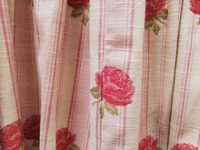 Load image into Gallery viewer, Pale Pink Stripe with Roses Lined 3975a
