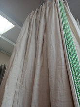 Load image into Gallery viewer, Cream textured linen voile, lined &amp; I/L, 3976c

