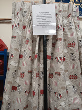 Load image into Gallery viewer, Red &amp; White sheep design, lined &amp;I/L, 3977b

