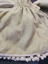 Load image into Gallery viewer, Green Herringbone pattern, lined &amp; I/L double pinch pleat 3988d

