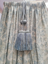 Load image into Gallery viewer, Zoffany Carrera Sky Linen, lined &amp; I/L, pencil pleat 3988e
