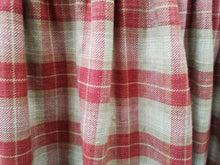 Load image into Gallery viewer, Red,Taupe &amp; Cream Wool Check, lined &amp; I/L, Pencil, 3994b
