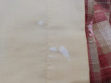 Load image into Gallery viewer, Red,Taupe &amp; Cream Wool Check SINGLE DOOR, lined &amp; I/L, Pencil, 3994c
