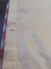 Load image into Gallery viewer, Red,Taupe &amp; Cream Wool Check SINGLE DOOR, lined &amp; I/L, Pencil, 3994c
