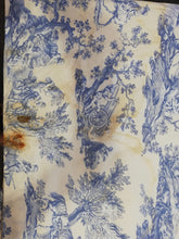 Load image into Gallery viewer, Blue &amp; White Toile du Jouy, Lined &amp; I/L, pencil heading 3996b
