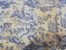 Load image into Gallery viewer, Blue &amp; White Toile du Jouy, Lined &amp; I/L, pencil heading 3996b
