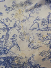 Load image into Gallery viewer, Blue &amp; White Toile du Jouy, Lined &amp; I/L, pencil heading 3996b
