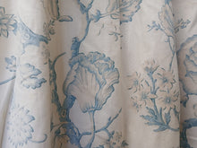Load image into Gallery viewer, Cream b/g with pale blue florals, lined &amp; I/L, 3999c
