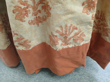 Load image into Gallery viewer, Pale terracotta b/g with darker motifs. lined &amp; I/L, 4002d
