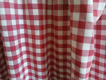 Load image into Gallery viewer, Red &amp; White check, B/O lined &amp; I/L,4007a
