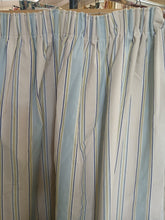 Load image into Gallery viewer, Beige &amp; blue stripe, B/O lined, 4007c
