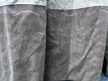 Load image into Gallery viewer, Beige Linen Mix with Faux Suede Bottom Border, Lined &amp; I/L, Pinch Pleat, SINGLE, 4008f

