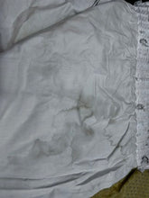 Load image into Gallery viewer, Mustard Yellow Sateen b/g with a small blue spotted pattern, Lined &amp; I/L, Pencil Heading 4010a
