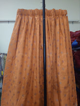 Load image into Gallery viewer, Orange b/g with red circle design, lined &amp; I/L, 4016
