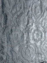 Load image into Gallery viewer, Pale Seagreen/blue Damask style, Lined &amp; I/L, Pinch Pleats, 4019d

