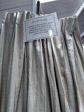 Load image into Gallery viewer, Gold Regency Stripe, Lined, Triple Pinch Pleat 4020c
