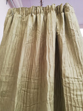Load image into Gallery viewer, Lime Green vertical self pattern, Lined, Pencil Pleat 3986a
