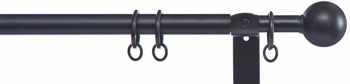Wrought Iron Pole 19mm - Choice of  Size, Finials & Colours.