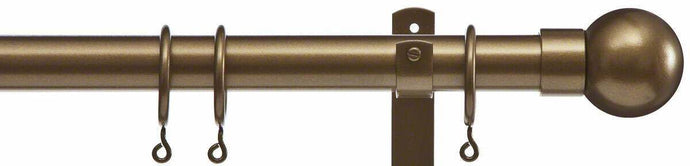 Wrought Iron Pole 32mm - Choice of Size, Finials & Colours.
