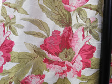 Load image into Gallery viewer, Cream pink &amp; green large florals, lined, 3388c
